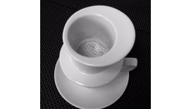 Tassenfilter weiß Dauerfilter Kaffeefilter Kaffeebereiter Von Walküre Porzellanfabrik