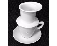Tassenfilter weiß Dauerfilter Kaffeefilter Kaffeebereiter Von Walküre Porzellanfabrik