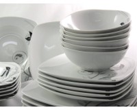 Porzellan Tafelservice Essservice Kombiservice 28tlg TK-877 Black-Light NEUWARE