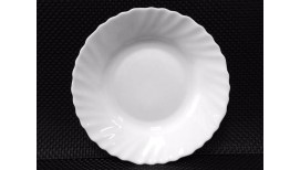 Teller Tief Suppenteller ca 23,5cm Arcopal Opalglas Prima  Weiss