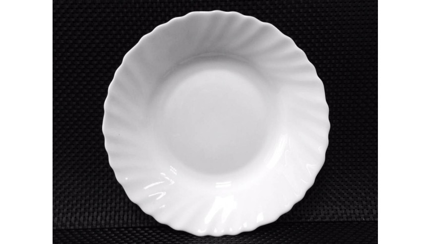 Teller Tief Suppenteller ca 23,5cm Arcopal Opalglas Prima  Weiss