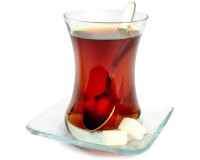 18-TLG Türkisches Tee-Set Mehtap-Sultan, 6 Teegläser, 6 Untersetzer, 6 Teelöffel, Komplett-Set