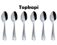 18-TLG Türkisches Tee-Set Mehtap-Sultan, 6 Teegläser, 6 Untersetzer, 6 Teelöffel, Komplett-Set